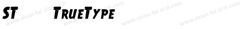 ST-常规(TrueType) (西方)字体转换
